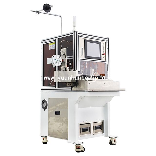 Two Wires Stripping and Rubber Seals Crimping Machine