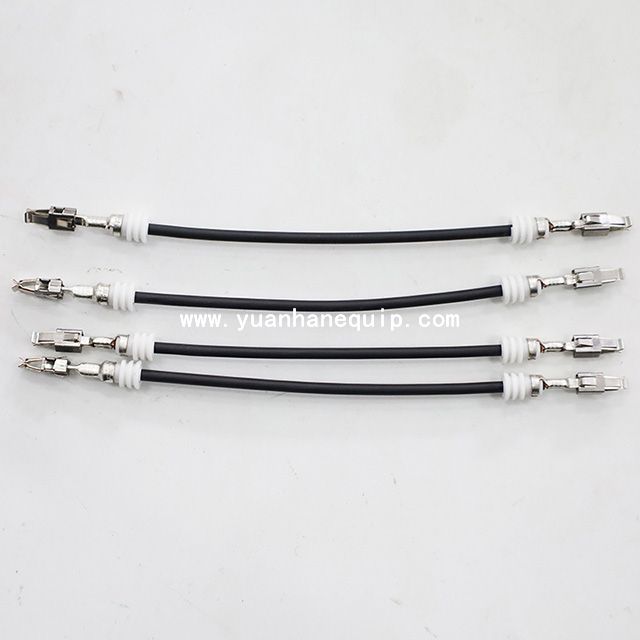 Two Wires Stripping and Rubber Seals Crimping Machine