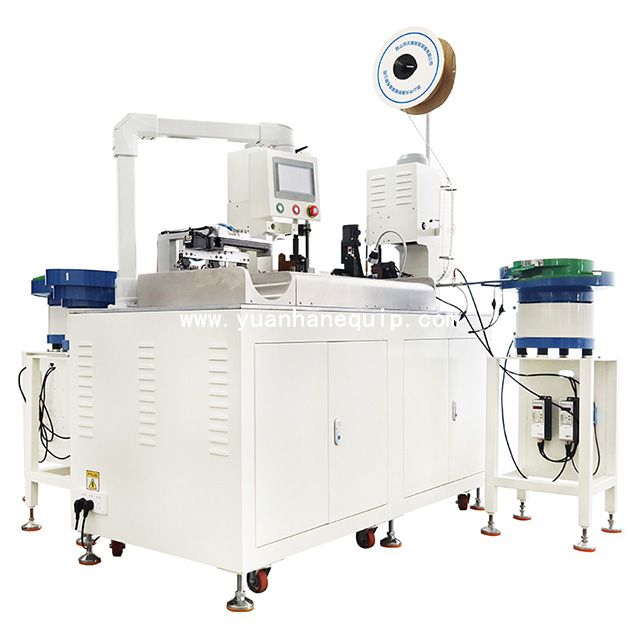 Thermal Protector Crimping and Housing Connector Inserting Machine