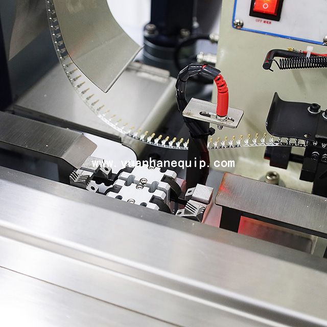 Cable Two Sides Crimping & Shrink Tube Laser Marking and Assembly Machine