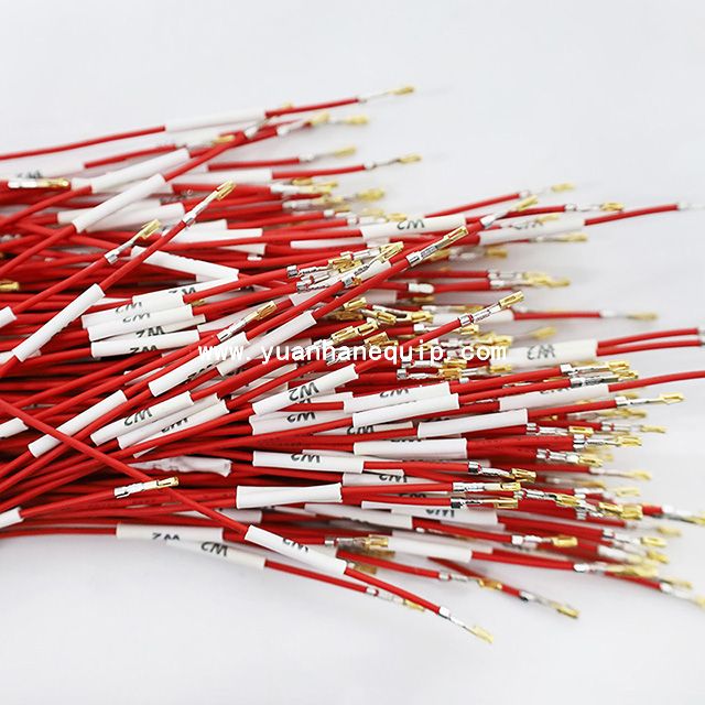 Cable Two Sides Crimping & Shrink Tube Laser Marking and Assembly Machine
