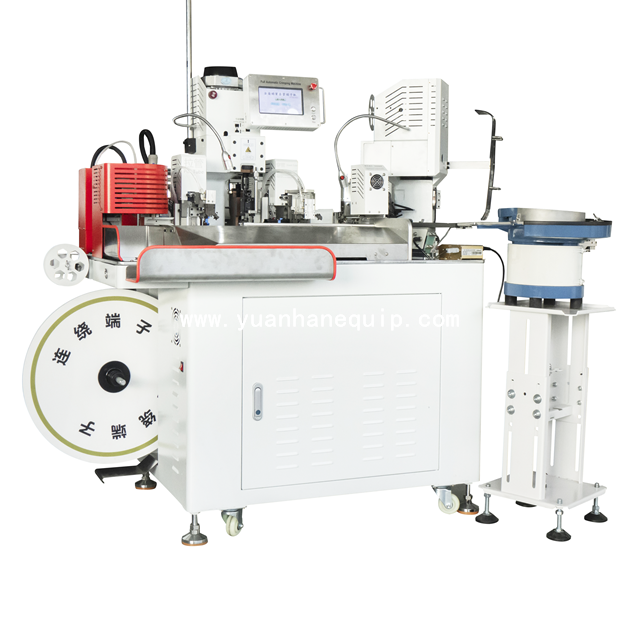 Cable Crimping PVC Sleeves and Heat Shrink Tube Inserting Machine