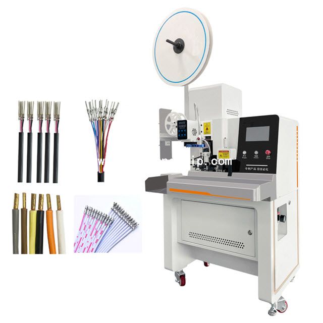 Servo Motor Multi-core Cable Stripping and Crimping Machine 