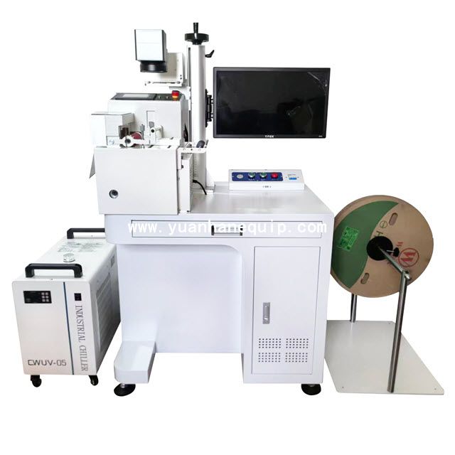 Automatic Tube Cutting and UV Laser Marking Machine