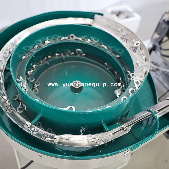 Fully Automatic Vibration Plate Feeding Two Sides Crimping Machine