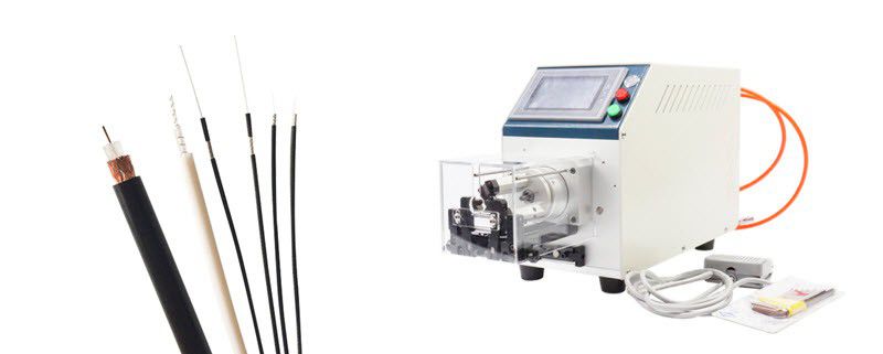 Semi-automatic Multi-layer Coaxial Cable Stripping Machine