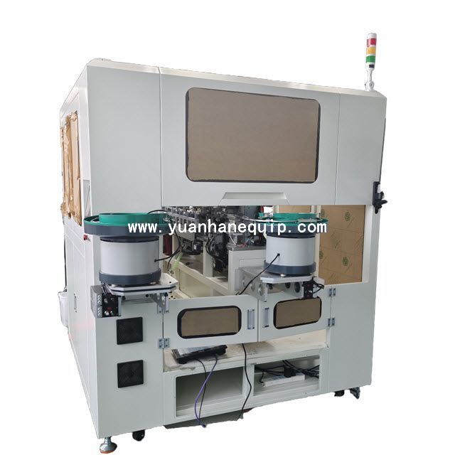 Wire Two Sides Crimping and Housing Inserting Machine