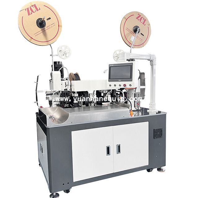 Multi-core Cable Shrinkable Tubing Inserting and Terminal Crimping Machine