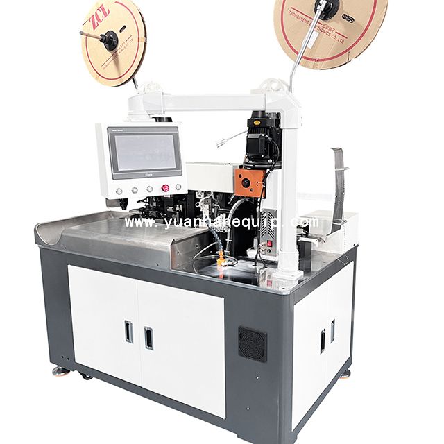 Multi-core Cable Shrinkable Tubing Inserting and Terminal Crimping Machine