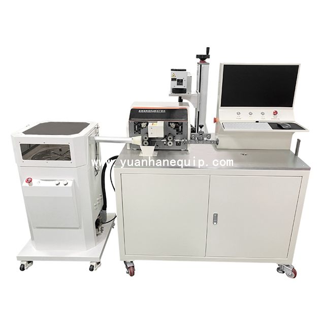 Full Servo Wire Laser Marking and Stripping Machine