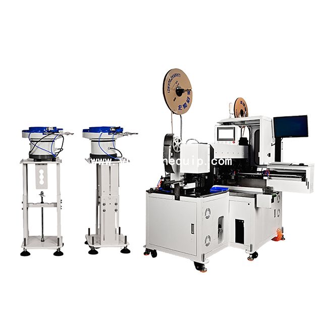 Cable Two Sides Crimping Single End Housing Inserting and Twisting Machine