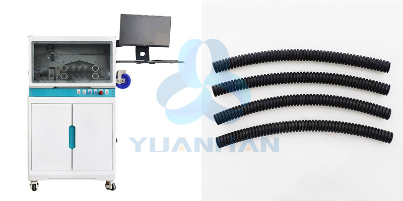 Vision Positioning Corrugated Pipe Peak And Trough Cutting Machine