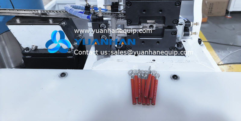 Loose Ring Lugs Crimping Machine with Vibration Plate Feeding