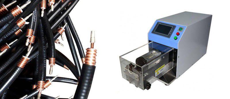 Coaxial Cable Spiral Stripping Machine 