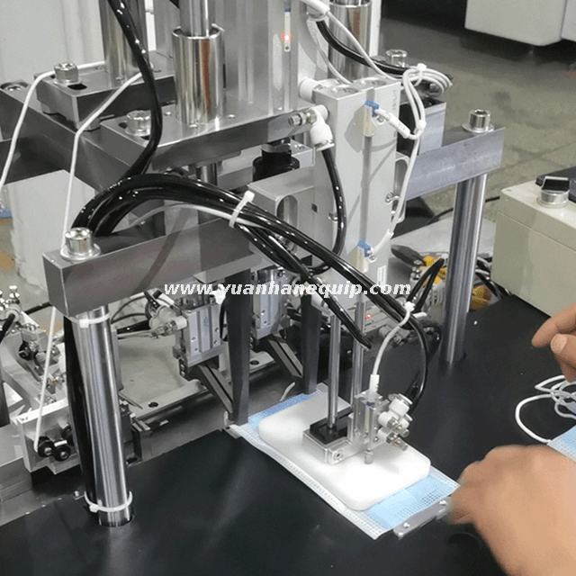 Rotary Disposable Mask Earloop Welding Machine