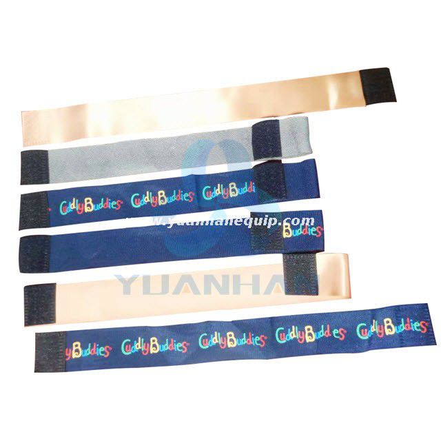 Ultrasonic Webbing Cutting and Velcro Bonding Stitching Machine