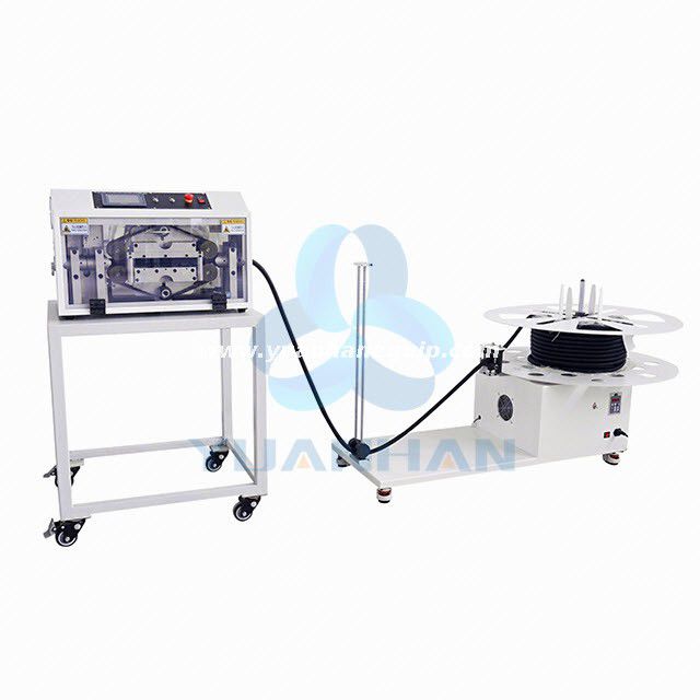Automatic Convoluted Pipe Cutting Machine + Tube Feeding Machine