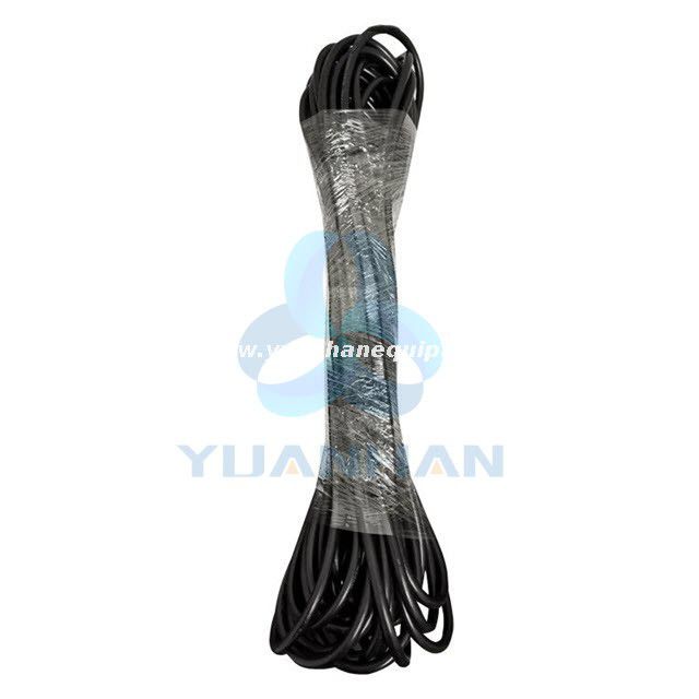 Máquina envolvedora de film estirable para mazos de cables