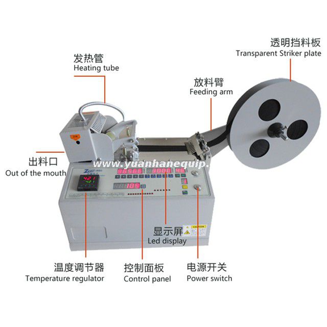 Automotive Seat Belt Webbing Cutting Machine