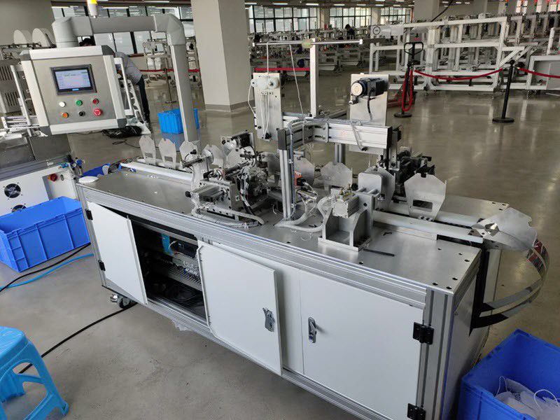 kn95 mask earloop welding machine