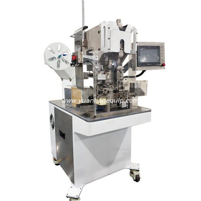 Semi-auto Wire Stripping Rubber Seals Inserting and Crimping Machine