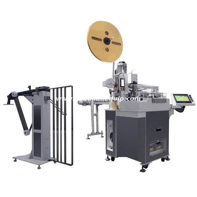 Fully Automatic Wire Rubber Seals Plugging-in & Crimping Machine