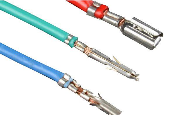 open barrel terminals crimping 