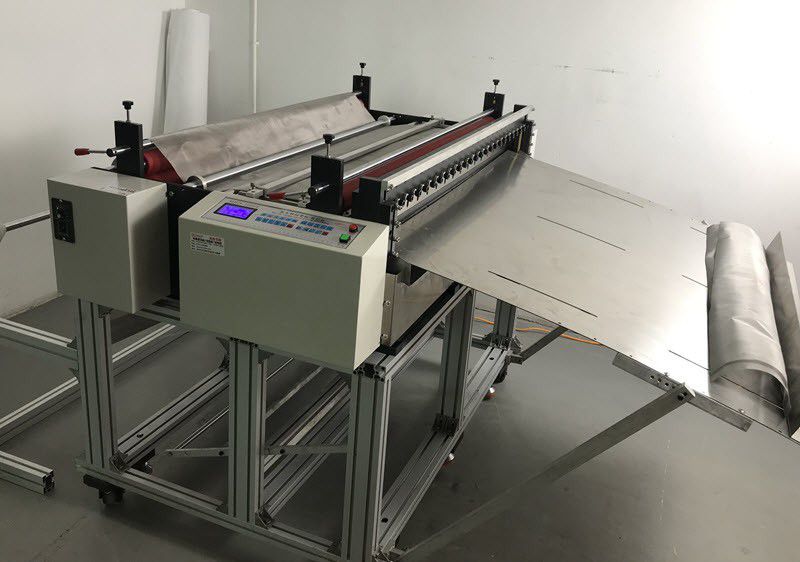 Stainless Steel Woven Wire Mesh Roll to Sheet Cutting Machine